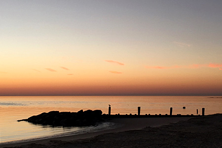 Sunset Over Delaware Bay